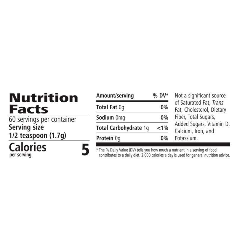 Herbal Tea Concentrate: Sweet Ginger with Non-GM Ingredients (Canister)