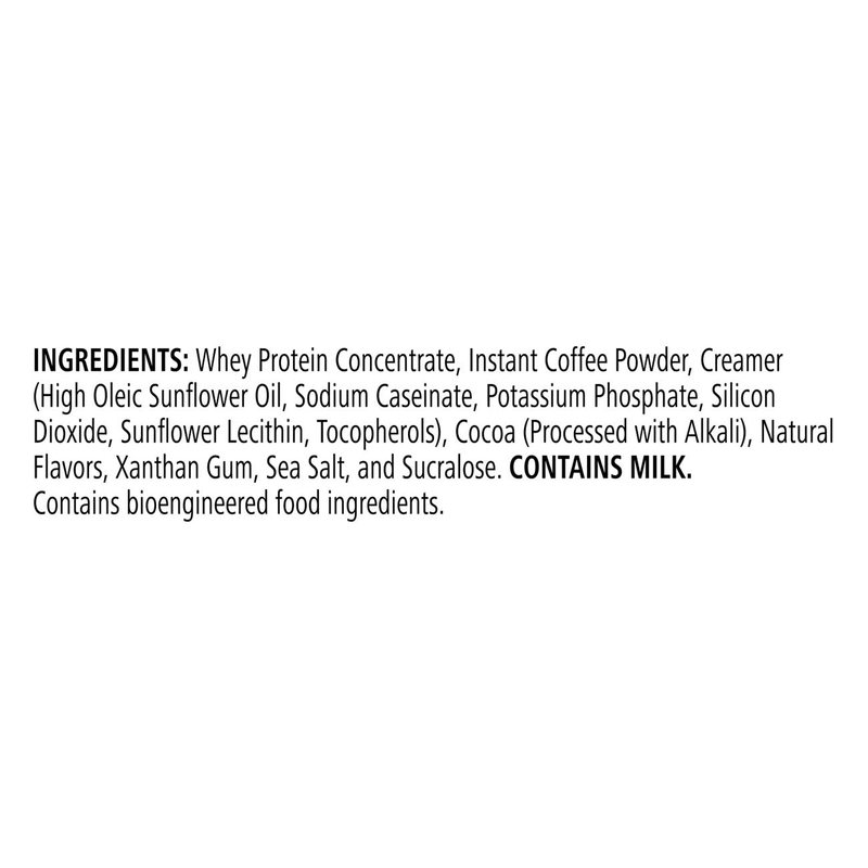 High Protein Iced Coffee: Mocha